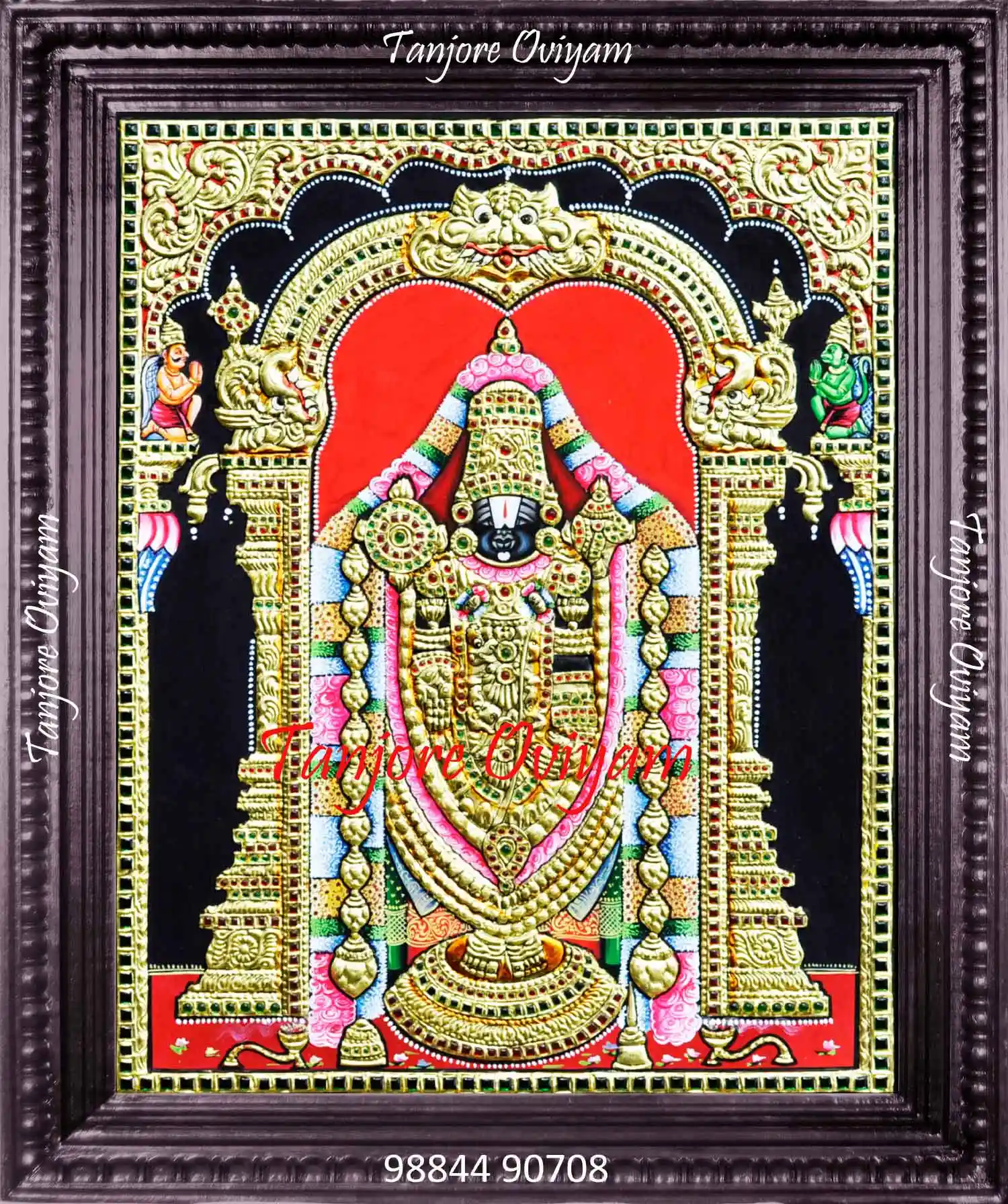 Gold Balaji Tanjore Painting